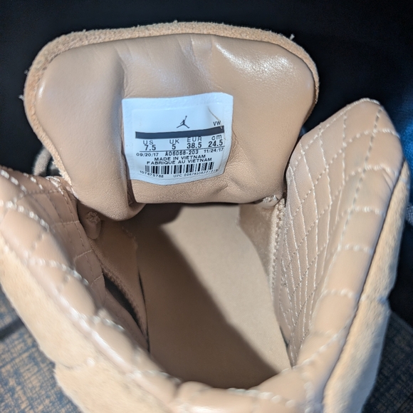Air Jordan 12 Retro Vachetta Tan 7.5 Womens - Picture 7 of 11